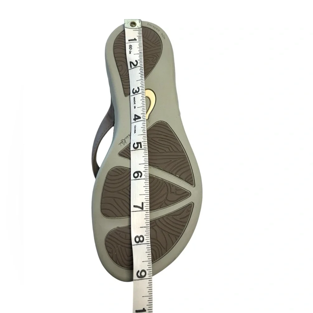Olukai  Ho’ Opio Thong Stylish Brown Flip-Flops for Women Size 5 EUR 36